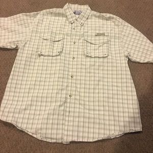 Columbia PFG vented shortsleeve Button Up